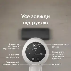 Акумуляторний пилосос Electrolux EP72UB21SW UA