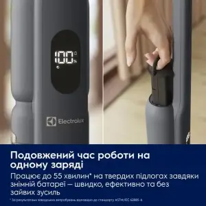 Акумуляторний пилосос Electrolux EW51U1DB Wet&dry UA