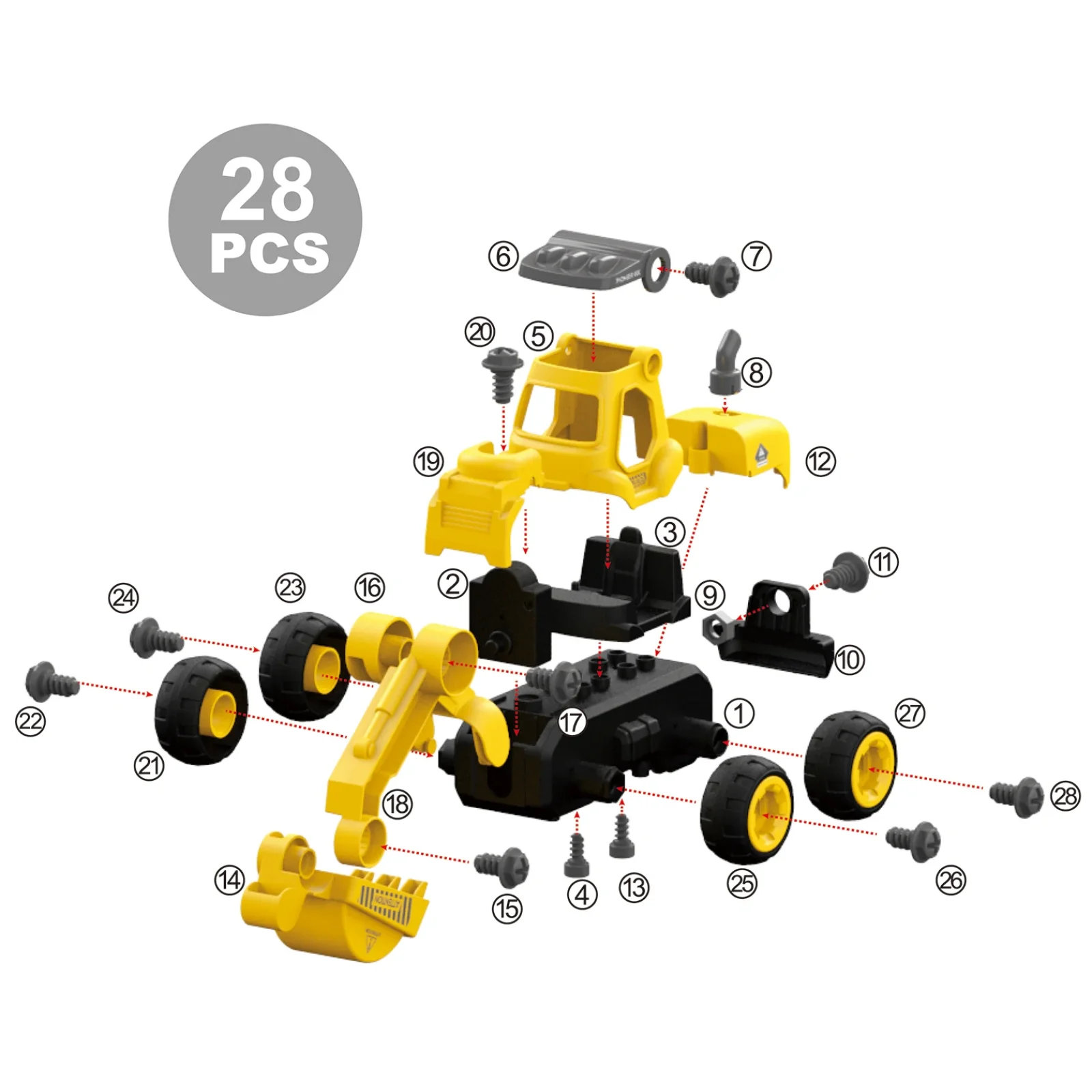 Екскаватор Diy Spatial Creativity LM8011-DZ-1 UA