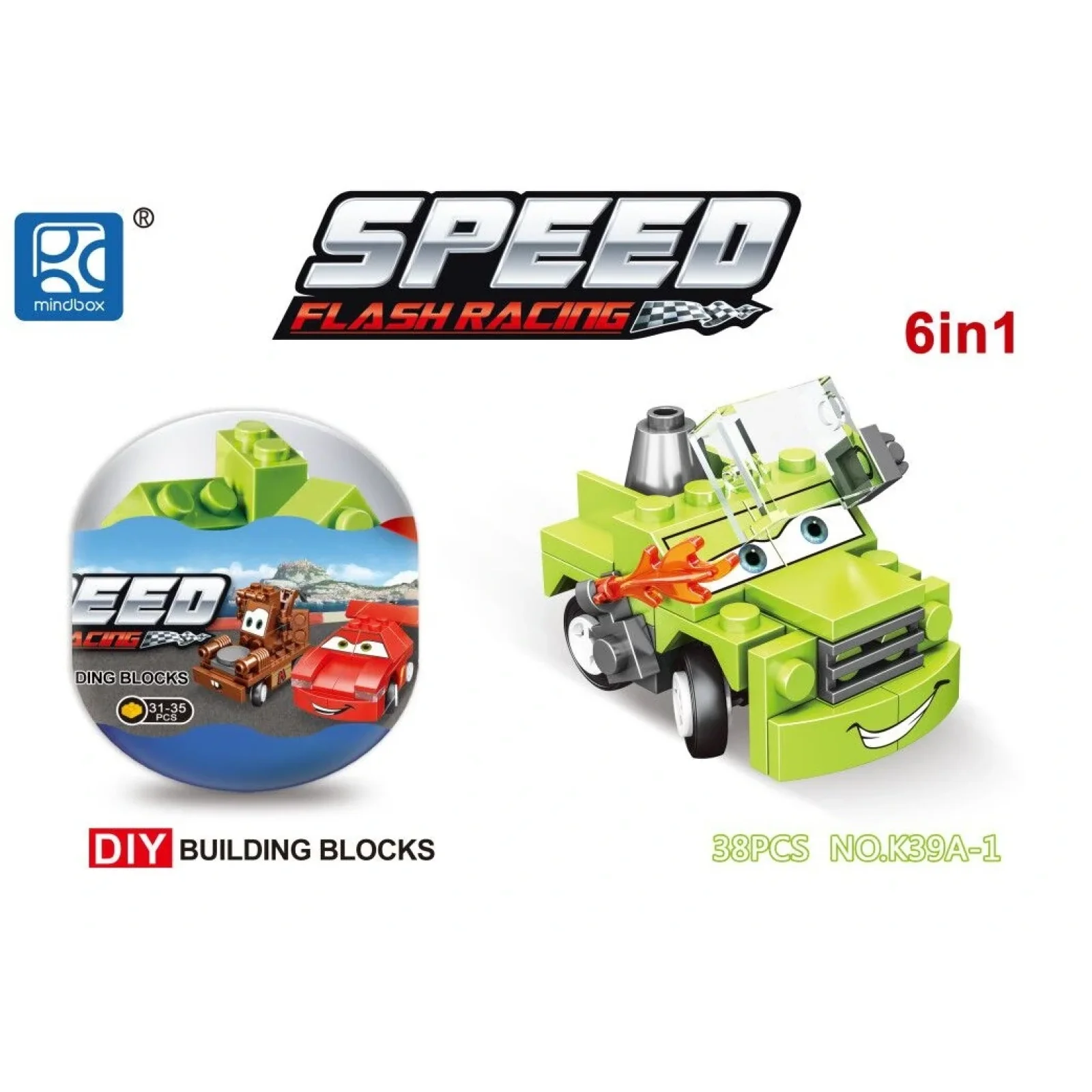 Конструктор Mindbox Car в асорт. UA