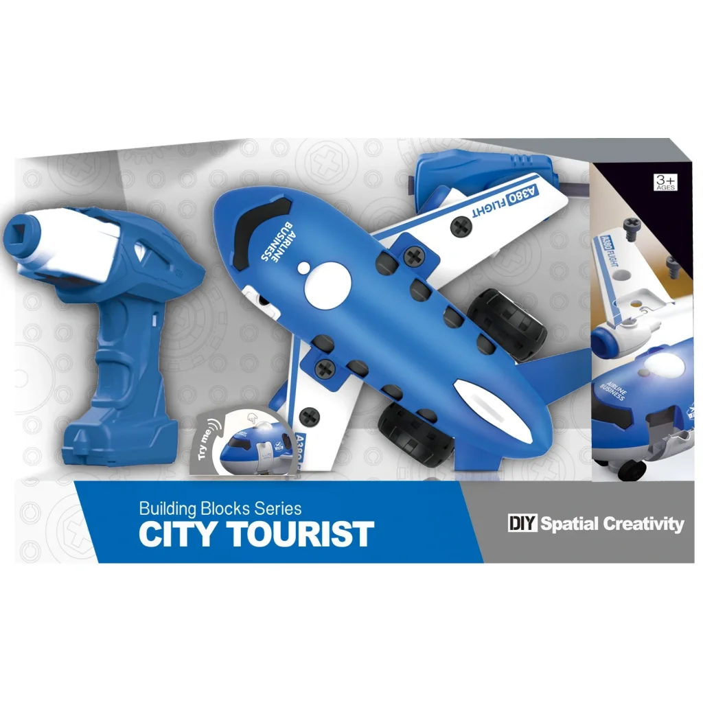 Літак з електродвигуном Diy Spatial Creativity LM8074-DZ-1 UA