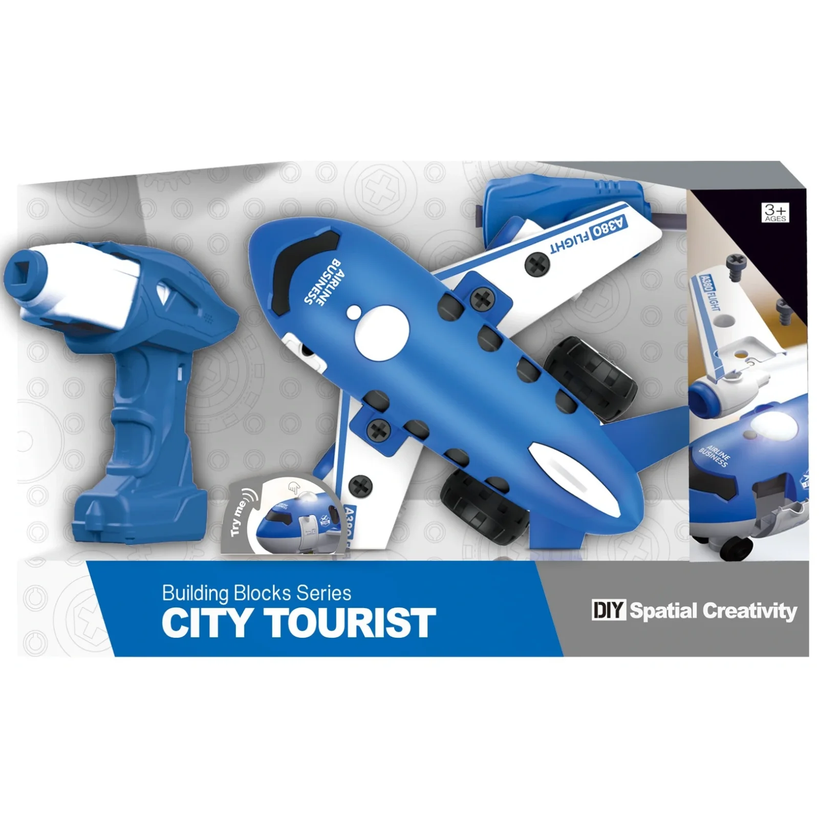 Літак з електродвигуном Diy Spatial Creativity LM8074-DZ-1 UA