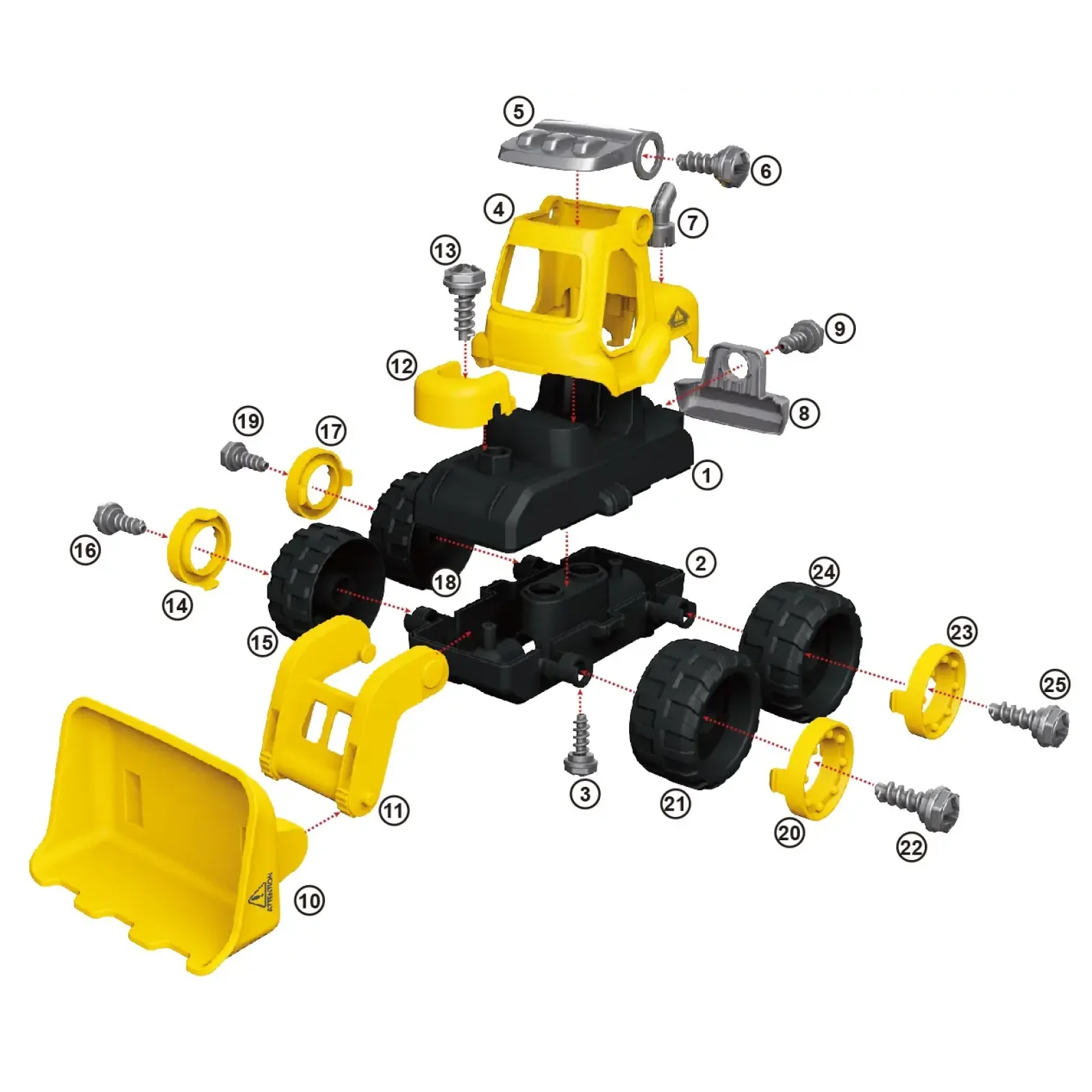 Дорожный каток Diy Spatial Creativity LM9013 UA