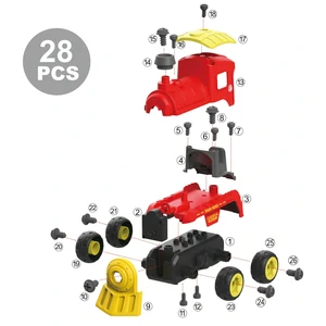 Поїзд з електродвигуном Diy Spatial Creativity LM8073-DZ-1 UA