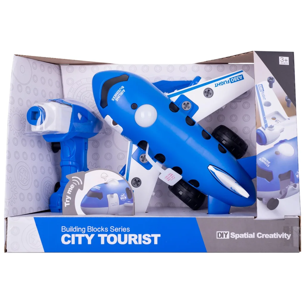 Літак з електродвигуном Diy Spatial Creativity LM8074-DZ-1 UA