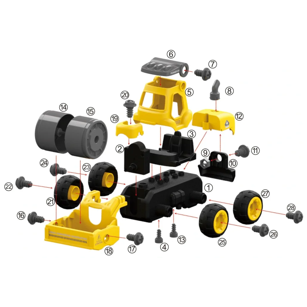 Каток с электродвигателем Diy Spatial Creativity LM8012-DZ-1 UA
