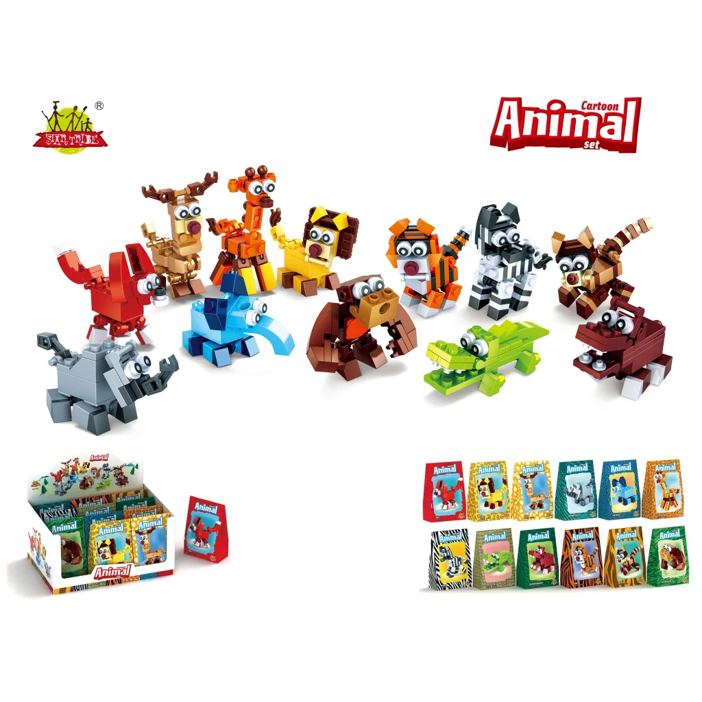 Конструктор Mini Blocks Животные джунглей в ассортименте UA