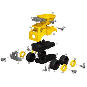 Конструктор DIY Spatial Creativity - Будівельний самоскид LM9016 UA