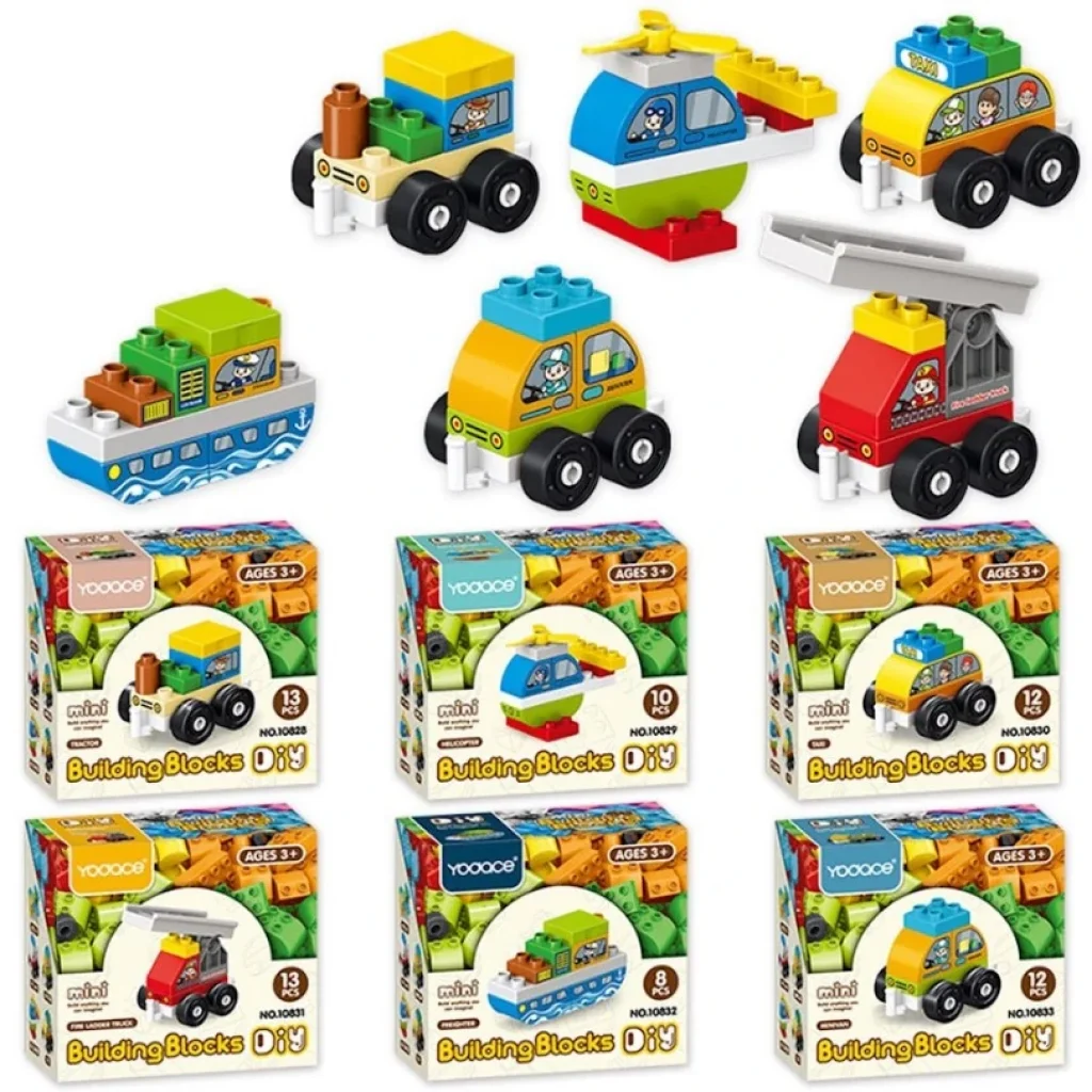 Конструктор DIY Toys Городской транспорт-2 в ассортименте, CJ-3978804 UA