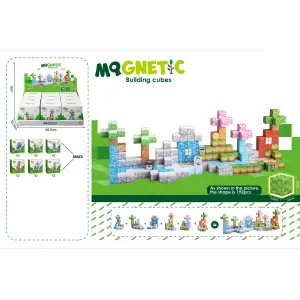 Магнітний конструктор Magnetic 2 см, 32 елементи (в асортименті) UA