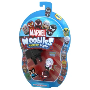 Магнитн.фигурки с лончером в блистере 3шт Marvel Wooblies UA