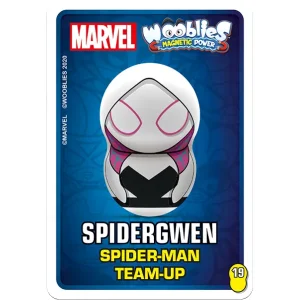 Магнитн.фигурки с лончером в блистере 3шт Marvel Wooblies UA