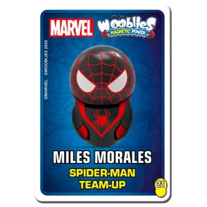 Магнитн.фигурки с лончером в блистере 3шт Marvel Wooblies UA