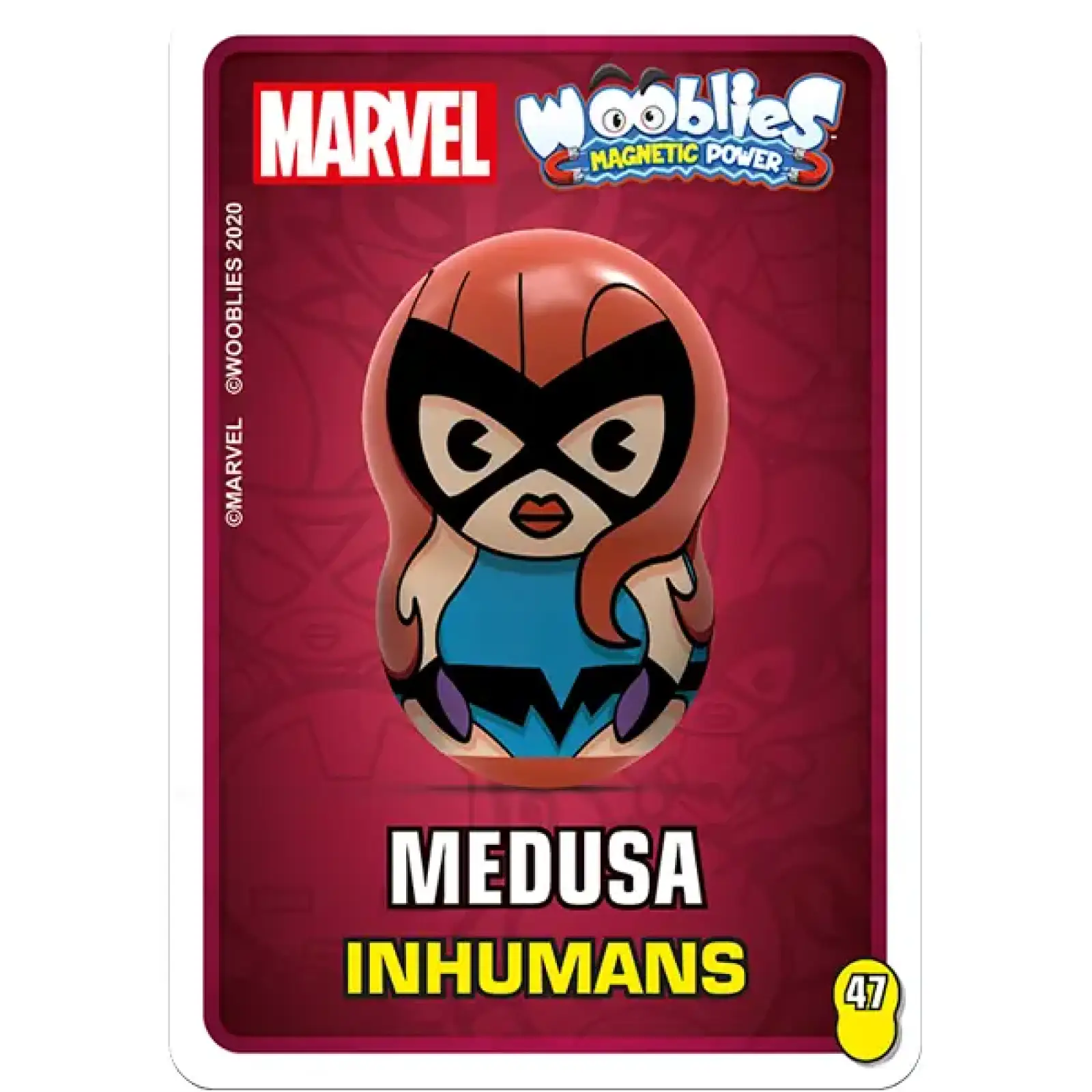 Магнітні фігурки з лончером у блістері 3шт Marvel Wooblies UA