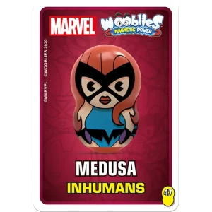 Магнитн.фигурки с лончером в блистере 3шт Marvel Wooblies UA