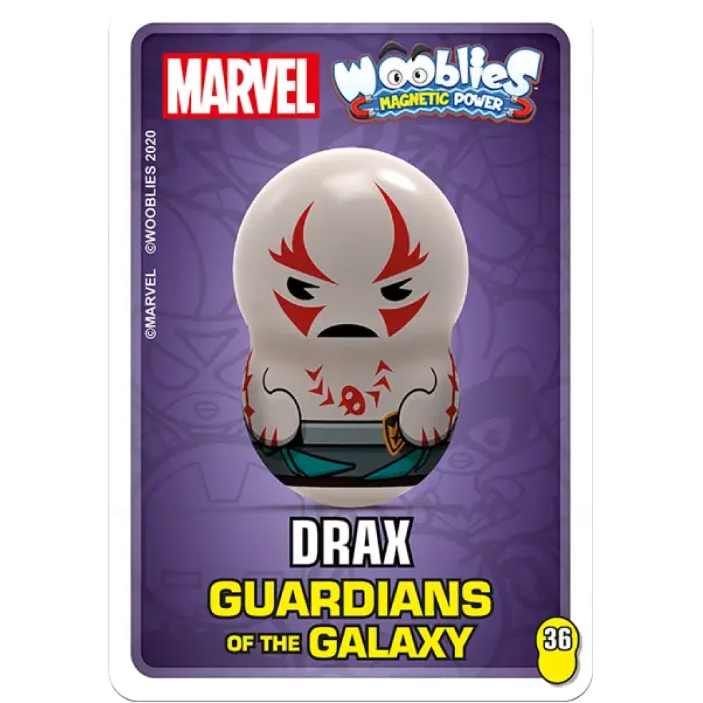 Магнитн.фигурки с лончером в блистере 2шт Marvel Wooblies UA
