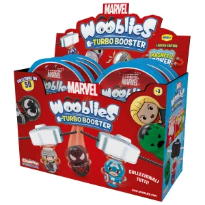 Магнитн.фигурки с лончером в пакете 2шт Marvel Wooblies UA