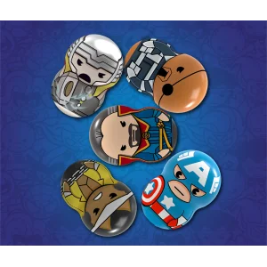 Магнитн.фигурки с лончером в пакете 2шт Marvel Wooblies UA