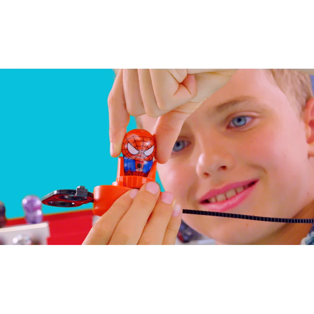 Магнитн.фигурки с лончером в блистере 2шт Marvel Wooblies UA