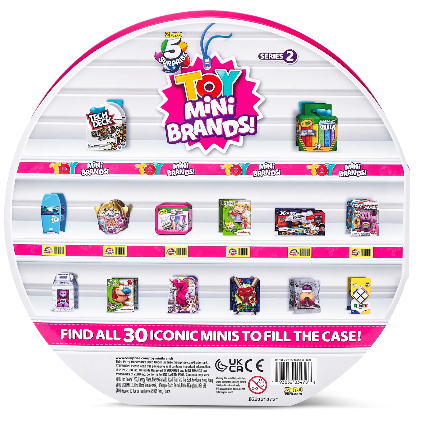 Ігровий набір Zuru Mini Brands TOY Колекційний дисплей з 5 фігурками UA
