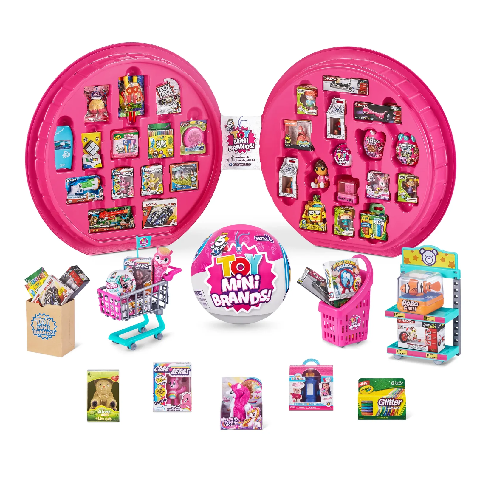 Ігровий набір Zuru Mini Brands TOY Колекційний дисплей з 5 фігурками UA