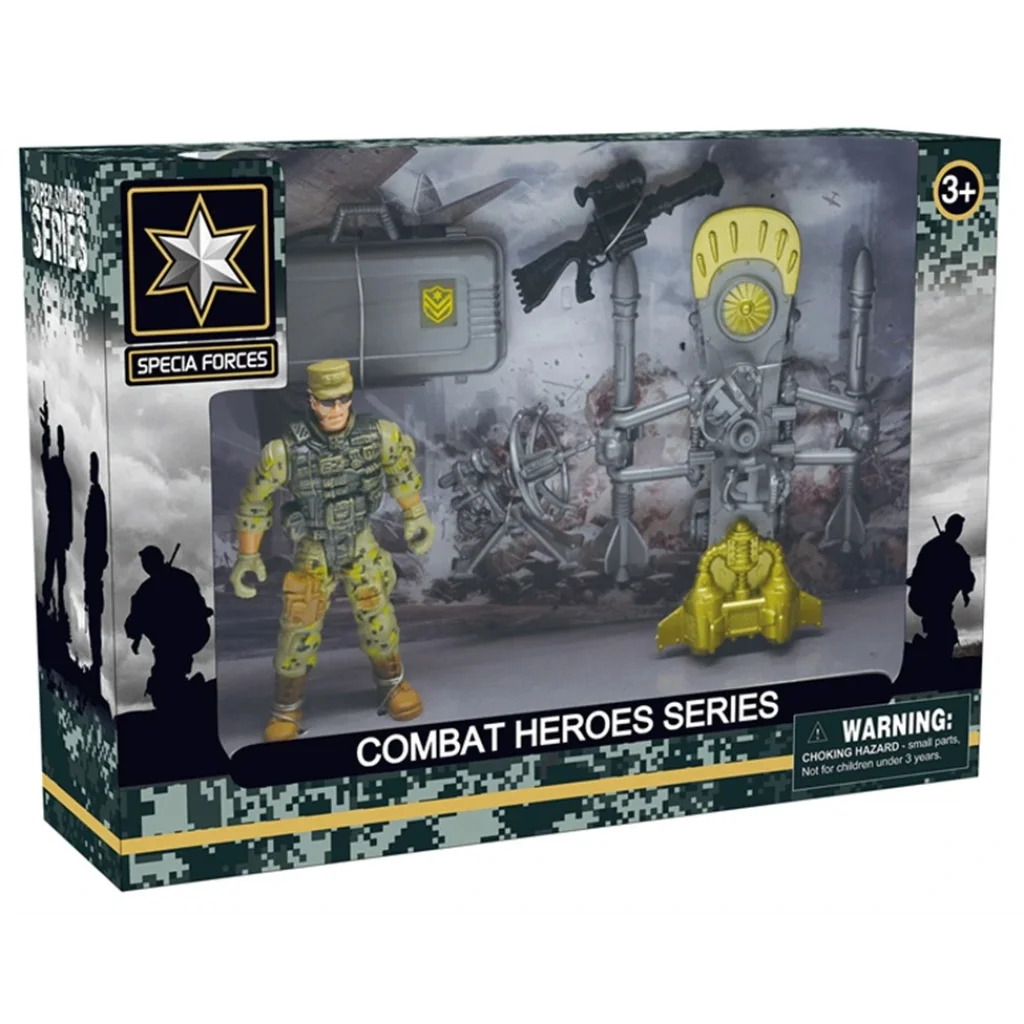Іграшковий набір DIY Toys Фігурка військового з обладнанням (CJ-2175184) UA