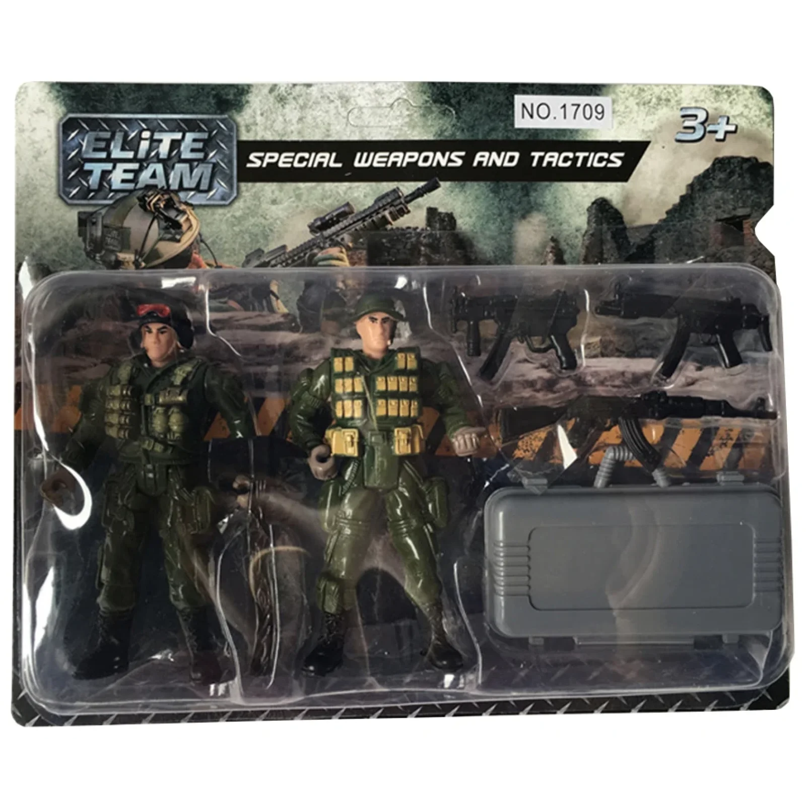 Игрушечный набор DIY Toys Военное спецподразделение с 2 фигурками и оборудованием UA