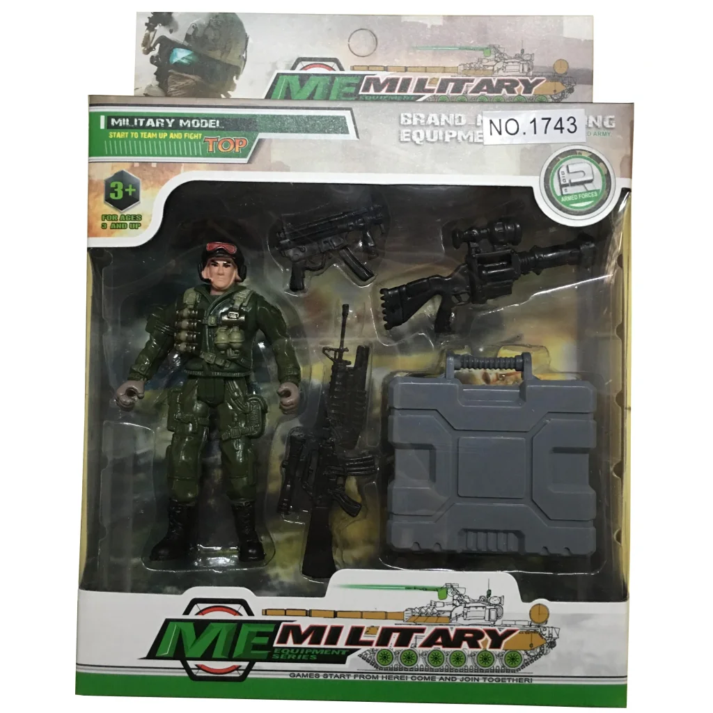 Іграшковий набір DIY Toys Фігурка військового з обладнанням, в асорт (CJ-2175126) UA