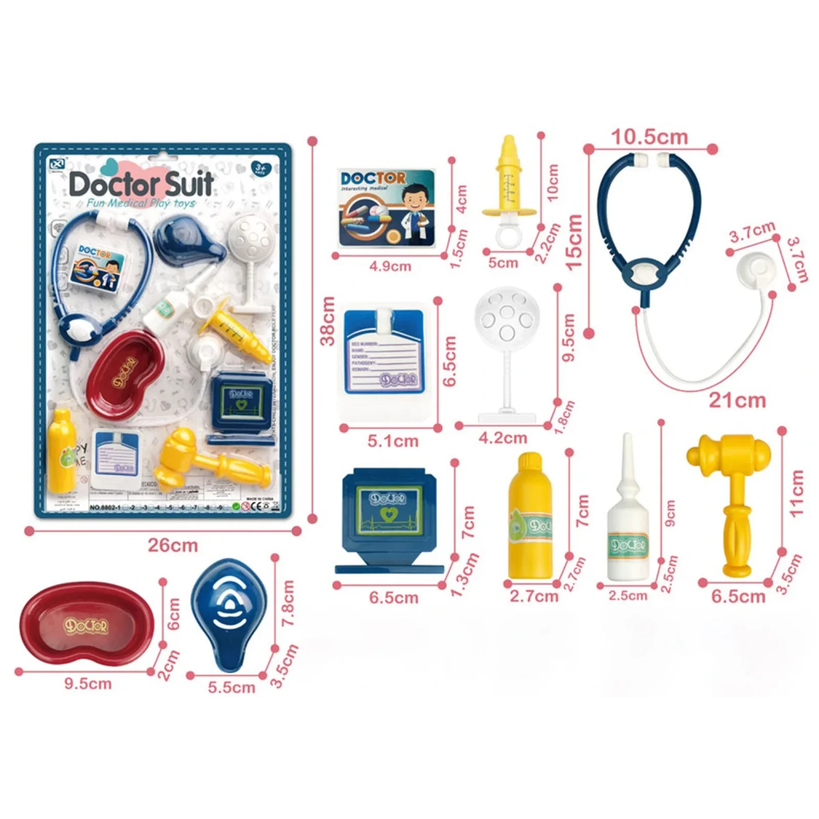 Іграшковий набір DIY Toys Набір медичних інструментів (CJ-2143705) UA