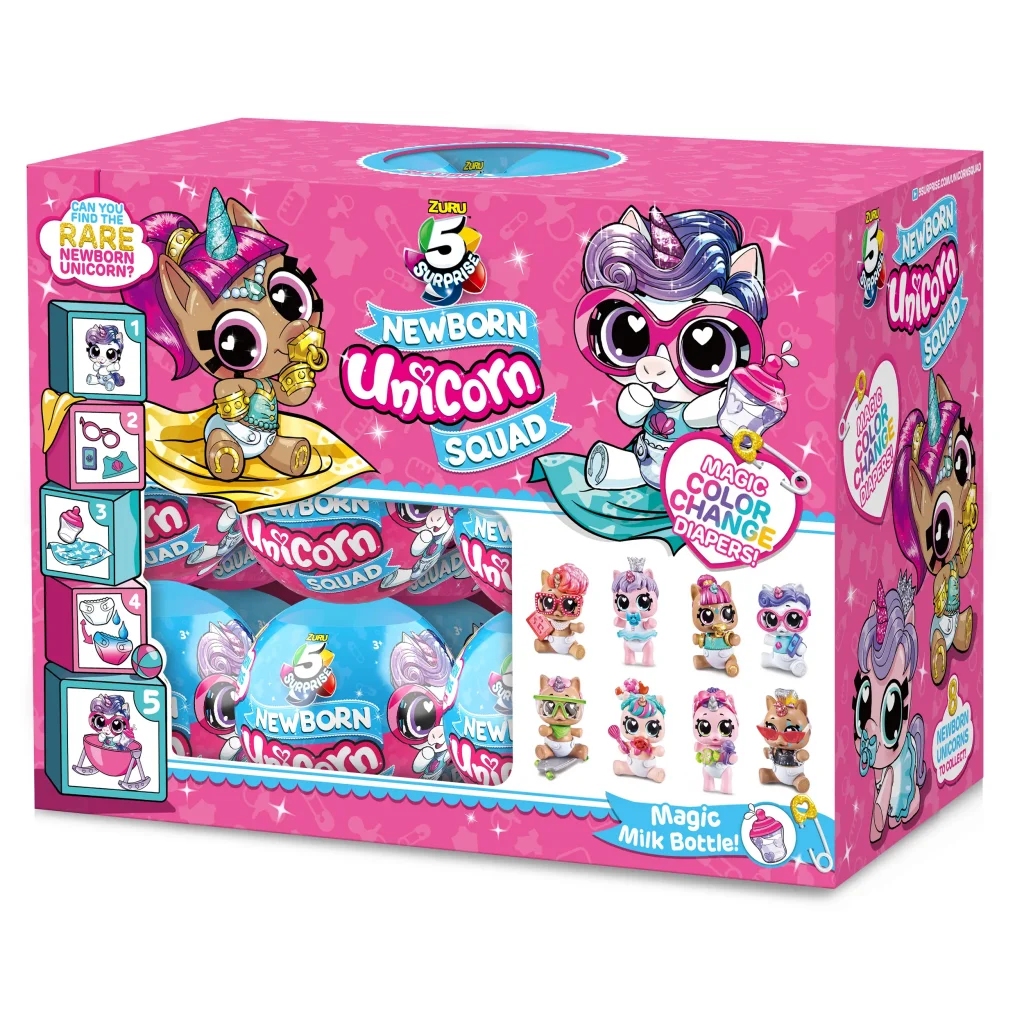 Игровой набор Zuru Mini Brands Baby Unicorn фигурки-сюрприз в шаре 5 шт. в ассортименте UA