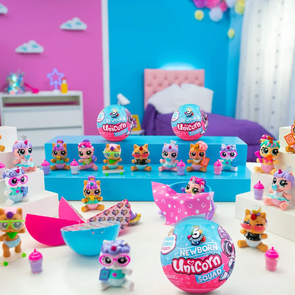 Игровой набор Zuru Mini Brands Baby Unicorn фигурки-сюрприз в шаре 5 шт. в ассортименте UA