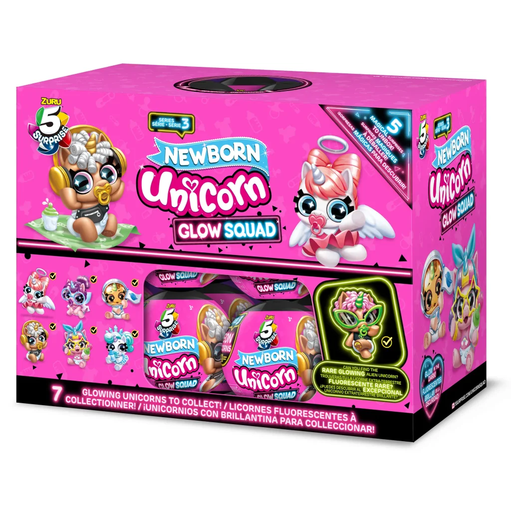 Игровой набор Zuru Mini Brands Newborn Unicorn Фигурки-сюрприз в шаре 5 шт. в ассортименте UA