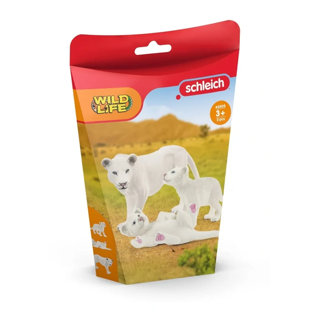 Набір іграшкових фігурок Schleich Левиця з дитинчатами UA