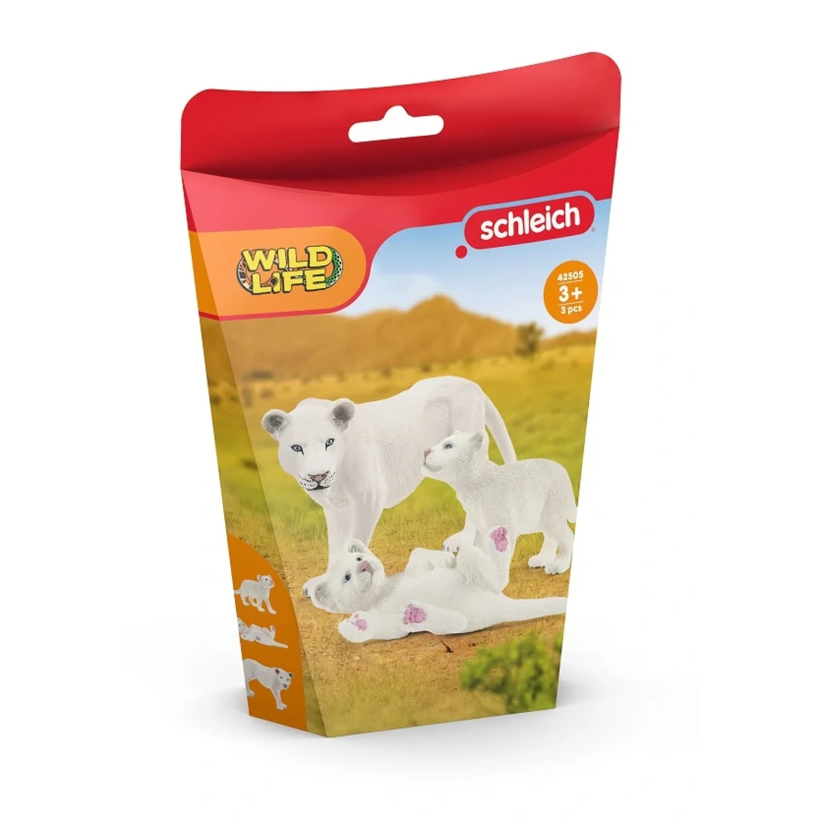 Набір іграшкових фігурок Schleich Левиця з дитинчатами UA