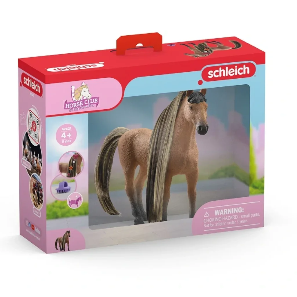 Набор игрушечных фигурок Schleich Ахалтекинский жеребец с аксессуарами UA