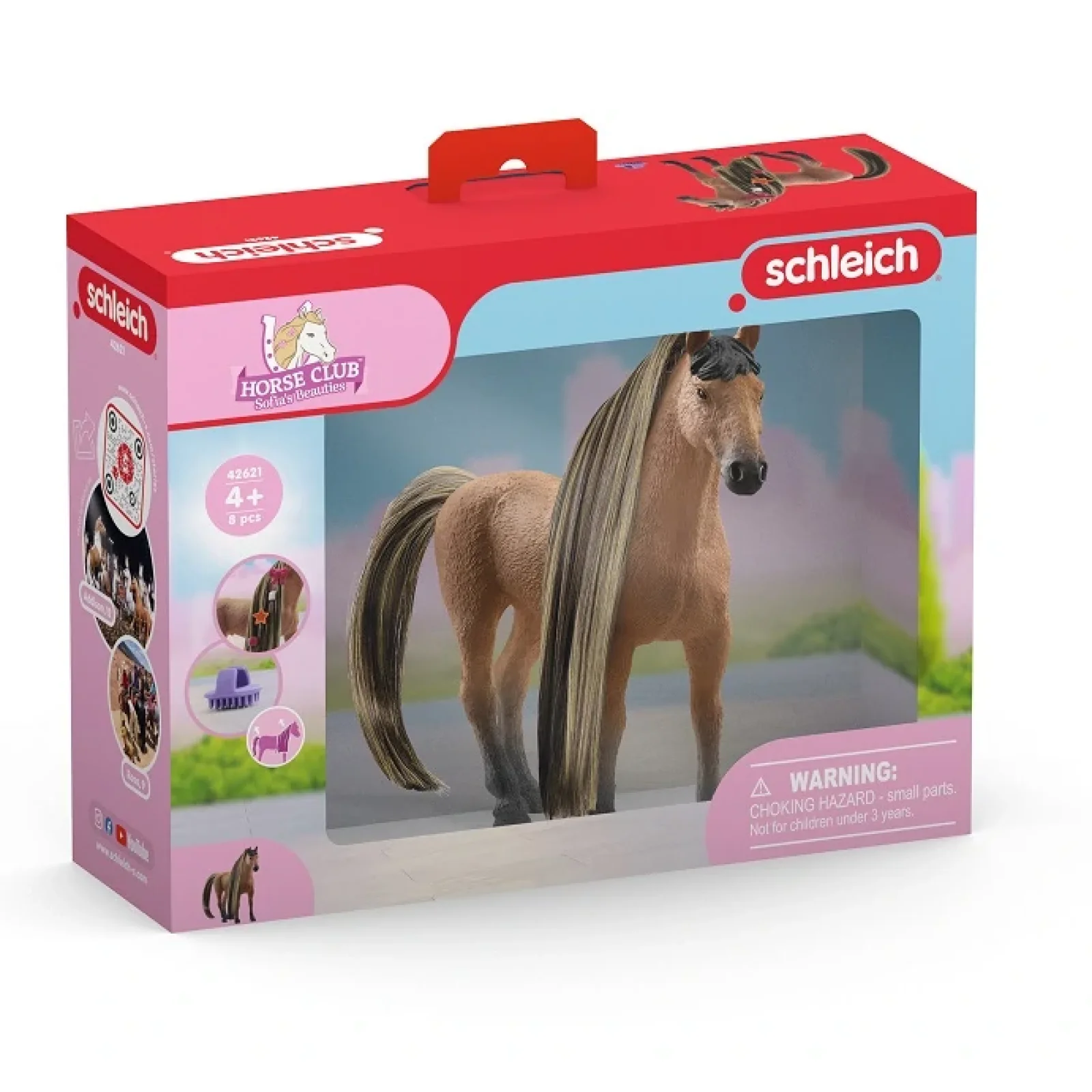 Набор игрушечных фигурок Schleich Ахалтекинский жеребец с аксессуарами UA