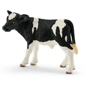 Іграшка фігурка Schleich Чорно-біле теля UA