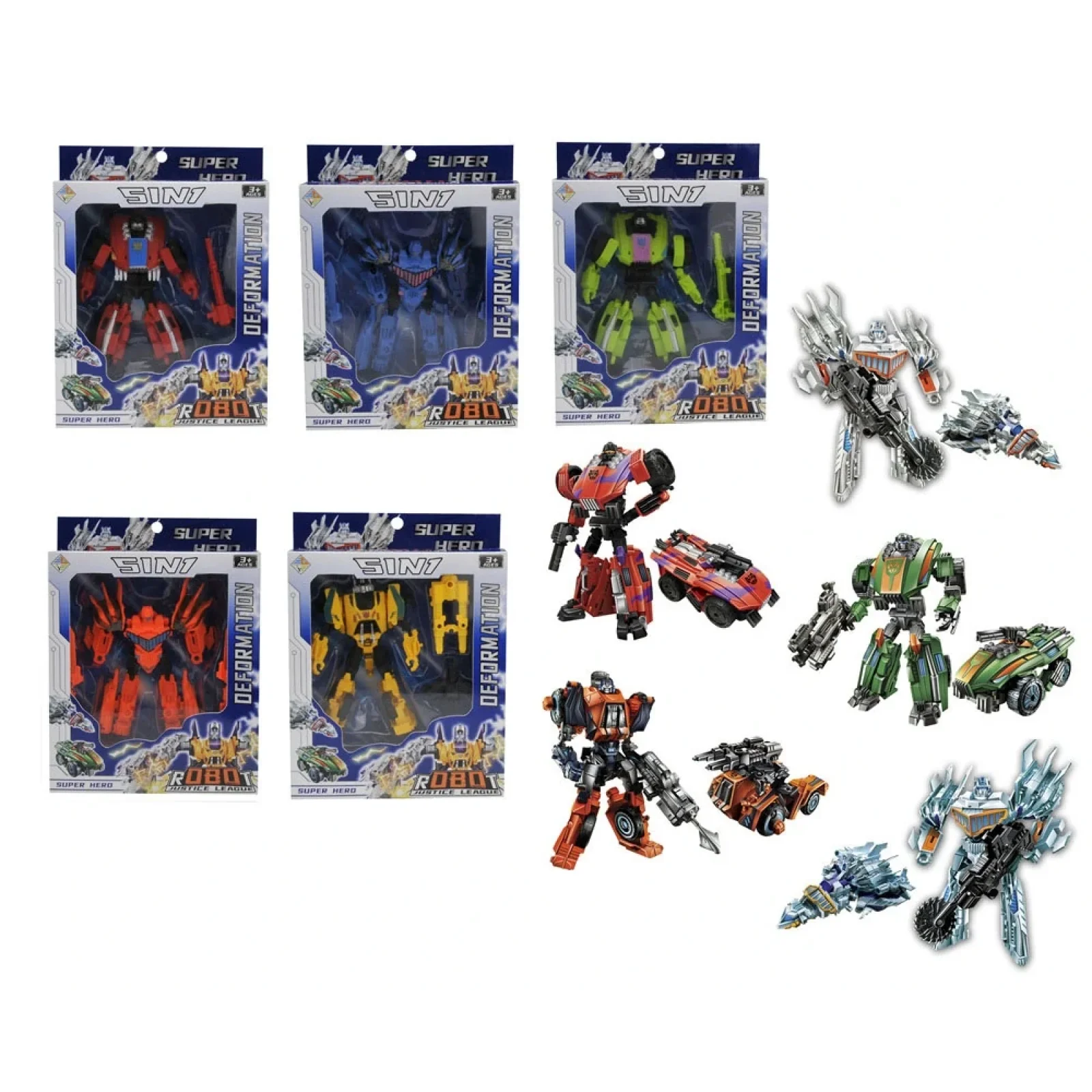 Іграшка DIY Toys Робот-трансформер в асортименті (CJ-2287465) UA