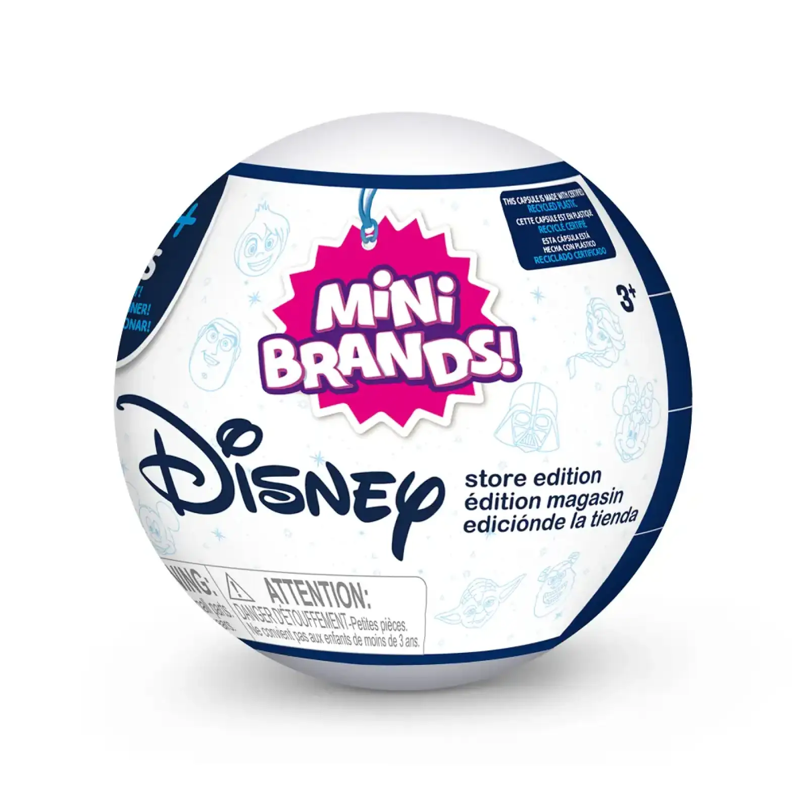 Игровой набор Zuru Mini Brands DISNEY STORE Фигурки-сюрприз в шаре 5 шт. в ассортименте UA