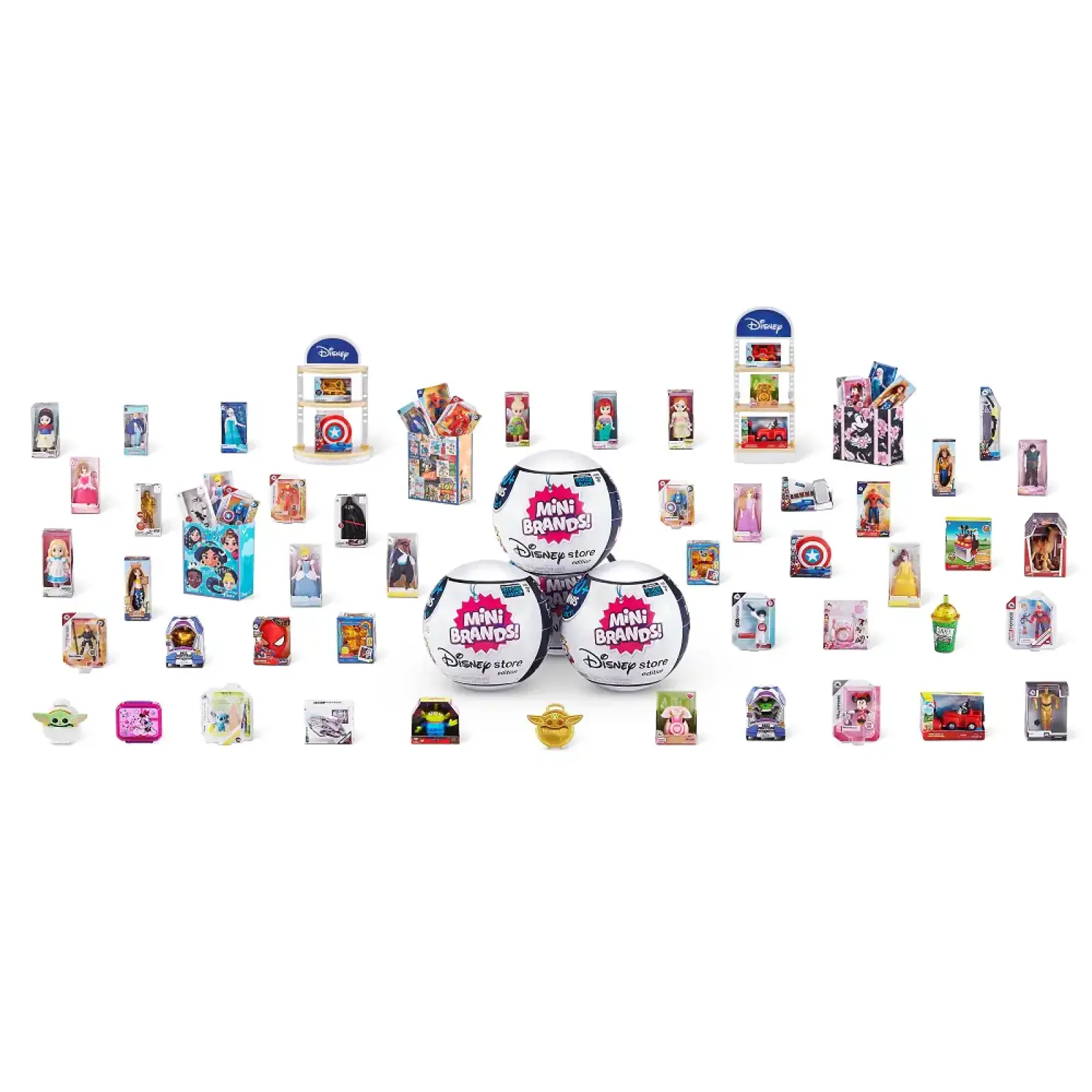Игровой набор Zuru Mini Brands DISNEY STORE Фигурки-сюрприз в шаре 5 шт. в ассортименте UA