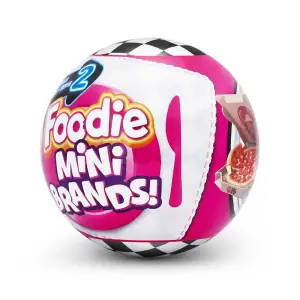 Игровой набор Zuru Mini Brands FOODIE Фигурки-сюрприз в шаре 5 шт. в ассортименте UA