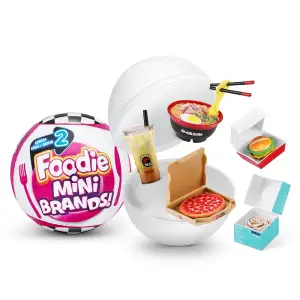 Игровой набор Zuru Mini Brands FOODIE Фигурки-сюрприз в шаре 5 шт. в ассортименте UA