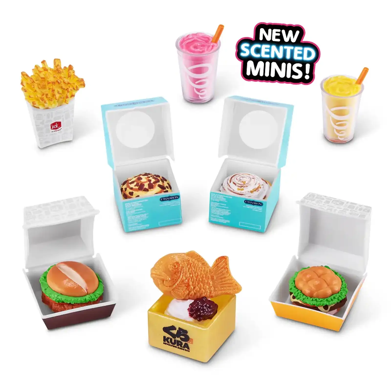 Игровой набор Zuru Mini Brands FOODIE Фигурки-сюрприз в шаре 5 шт. в ассортименте UA