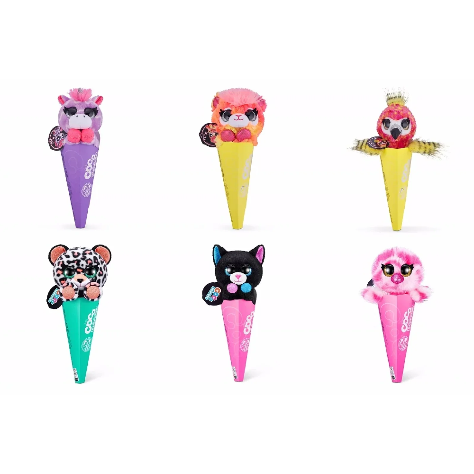Іграшка м'яка Zuru Coco Surprise Neon із сюрпризом в асортименті UA