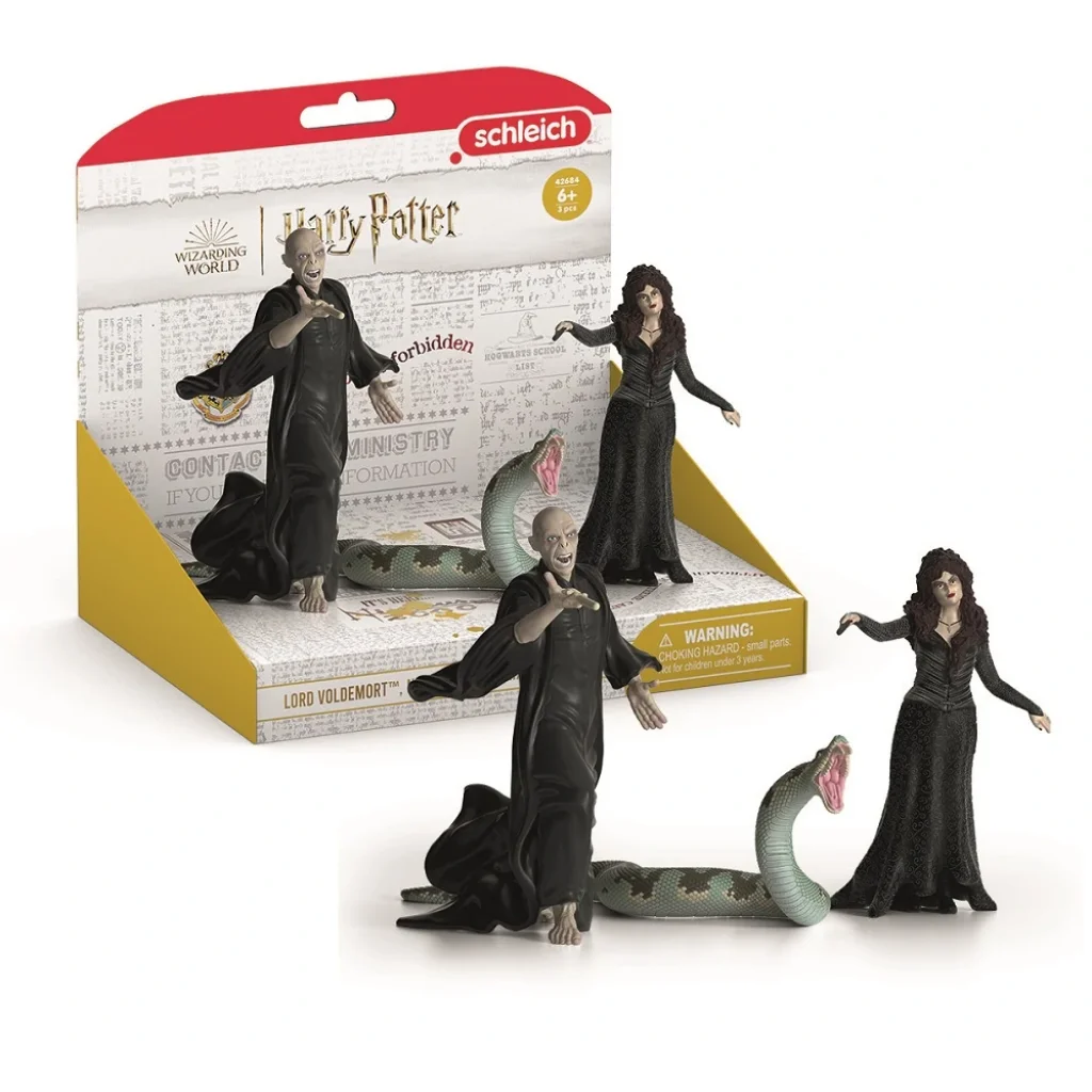 Набор фигурок Schleich Harry Potter Волдеморт, Нагайна и Белатриса UA