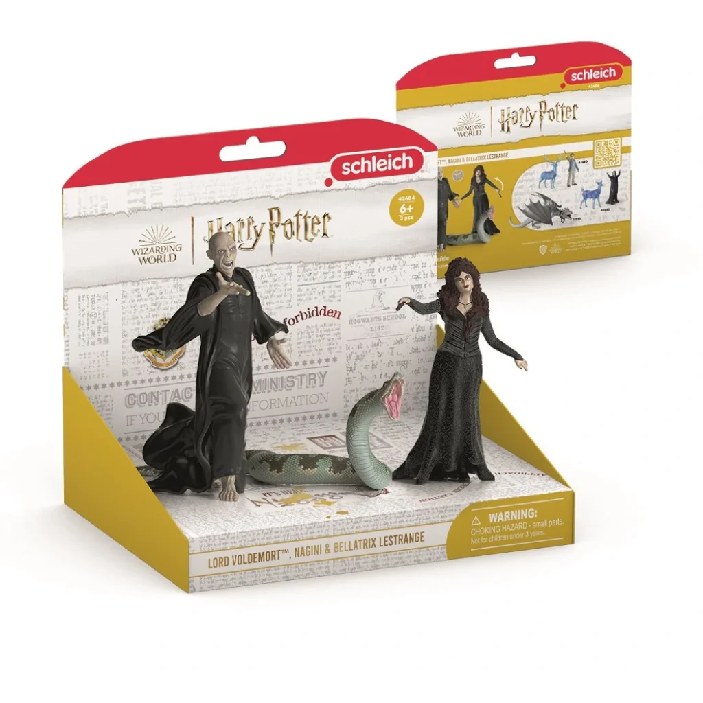 Набор фигурок Schleich Harry Potter Волдеморт, Нагайна и Белатриса UA