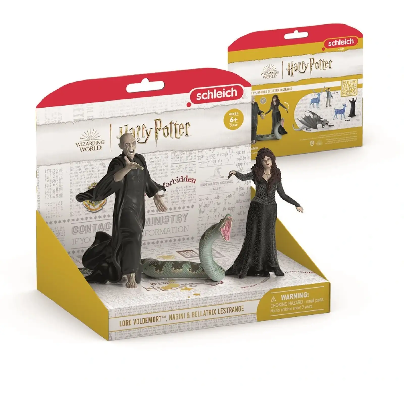 Набор фигурок Schleich Harry Potter Волдеморт, Нагайна и Белатриса UA