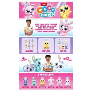 Іграшка м'яка Zuru Coco Cones Coco Easter в асортименті (9640SQ1) UA