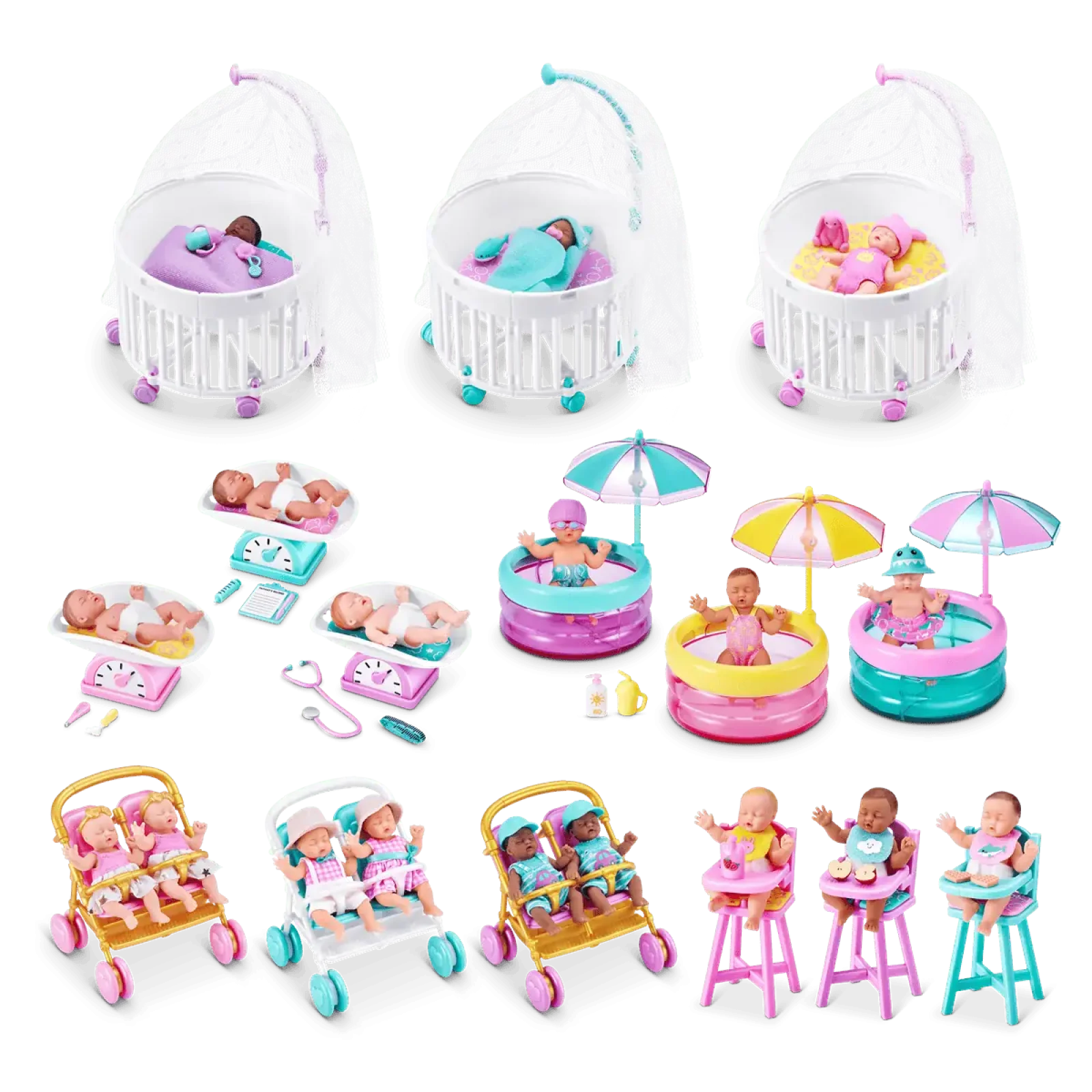 Игровой набор Zuru 5 SURPRISE MY MINI BABY Младенец с аксессуарами в ассортименте UA