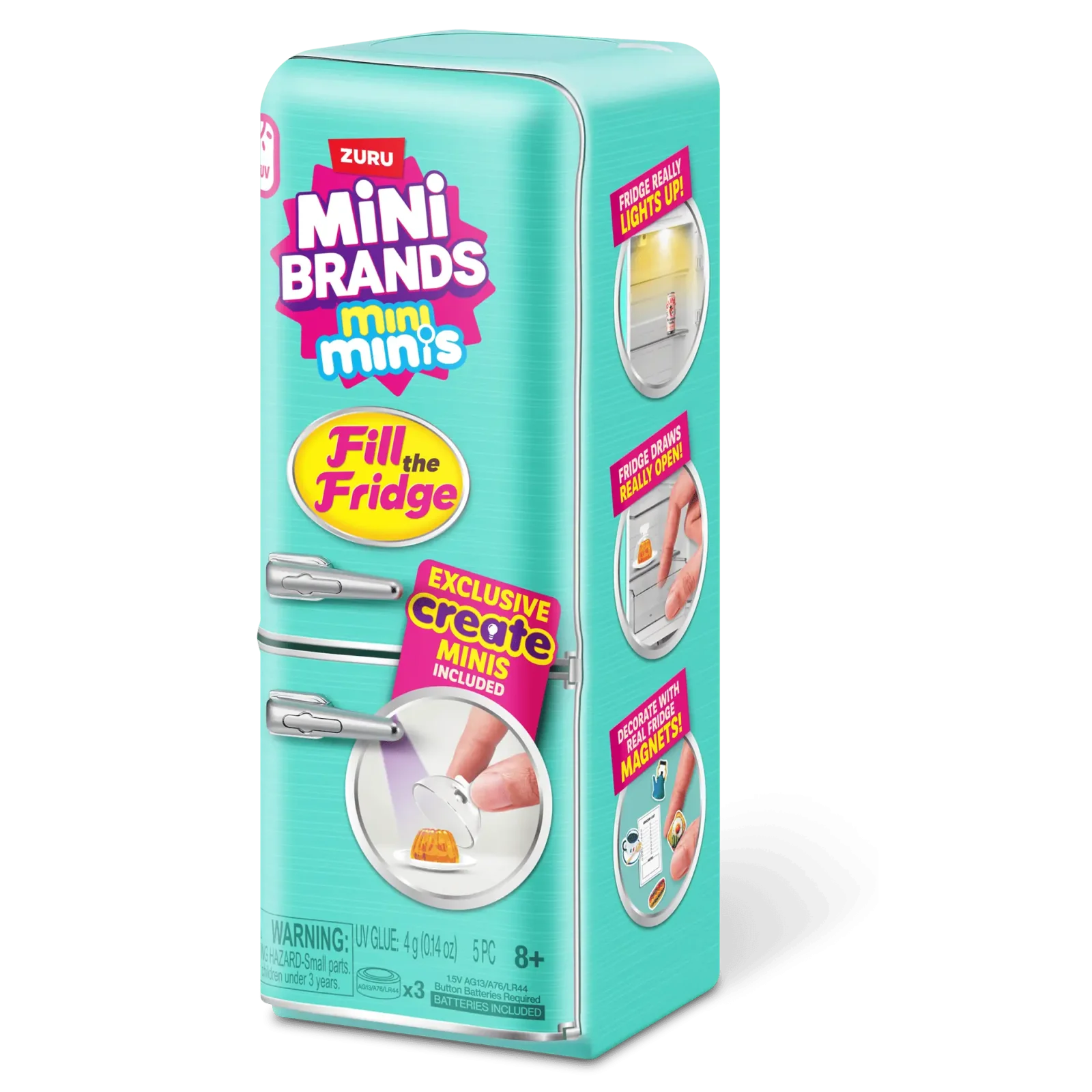 Игровой набор Zuru Mini Brands Холодильник с продуктами UA